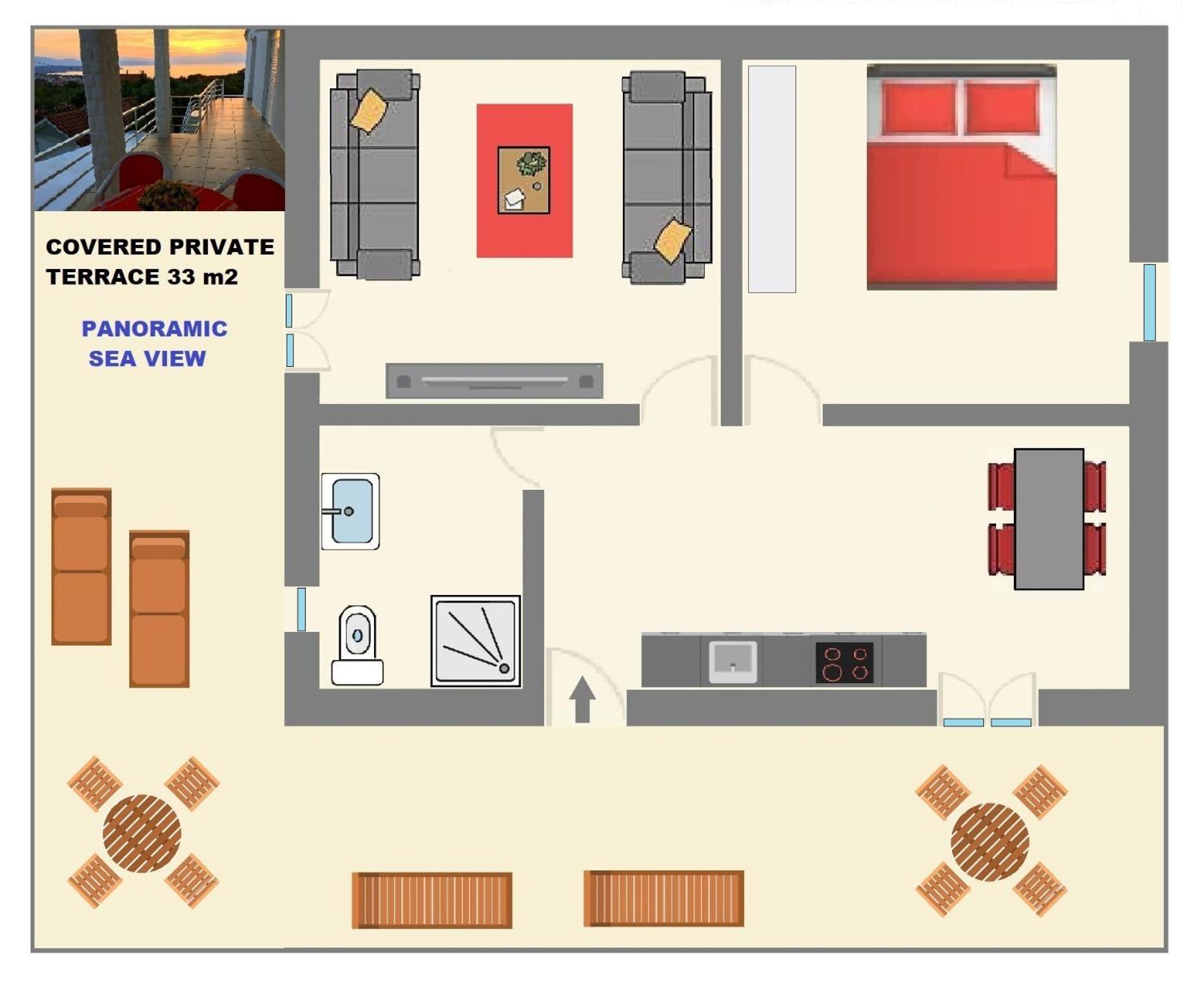 Apartments Kremenici Малинска Екстериор снимка